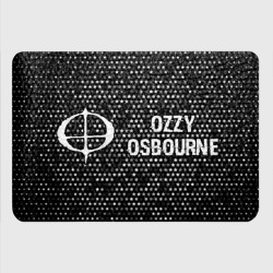 Картхолдер с принтом Ozzy Osbourne glitch на темном фоне: надпись и символ - фото 2