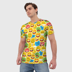 Мужская футболка 3D Интернет эмоции - фото 2