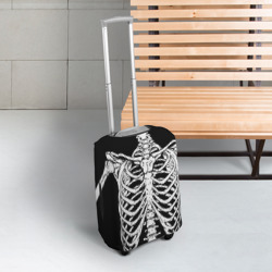 Чехол для чемодана 3D Skeleton ribs - фото 2
