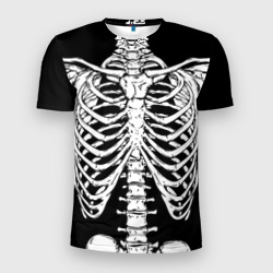 Мужская футболка 3D Slim Skeleton ribs