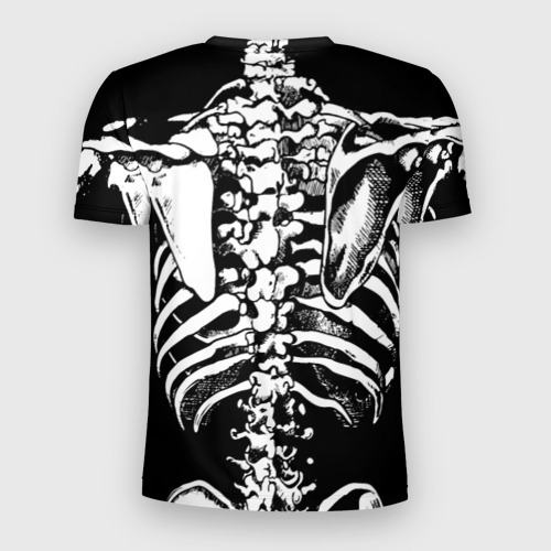 Мужская футболка 3D Slim Skeleton ribs, цвет 3D печать - фото 2