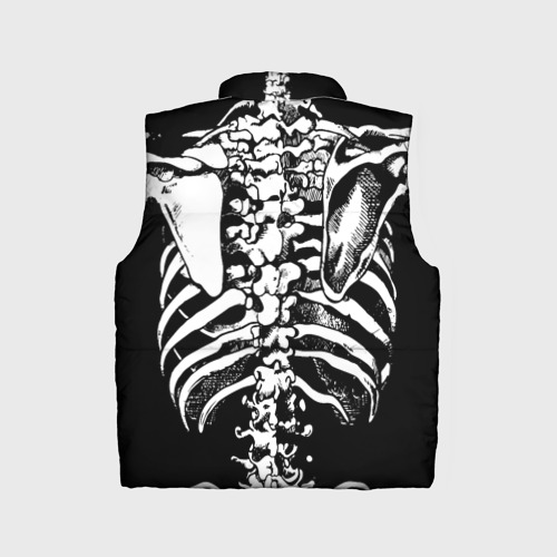 Детский жилет утепленный 3D Skeleton ribs, цвет черный - фото 2