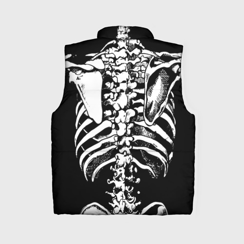 Женский жилет утепленный 3D Skeleton ribs, цвет красный - фото 2