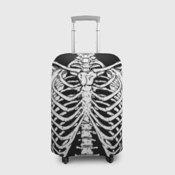 Чехол для чемодана 3D Skeleton ribs