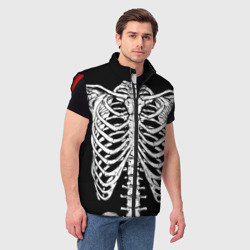 Мужской жилет утепленный 3D Skeleton ribs - фото 2