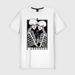 Мужская футболка хлопок Slim Skeleton - lamoureux