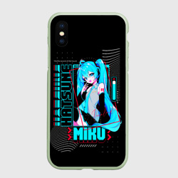 Чехол для iPhone XS Max матовый Девочка Хацуне Мику