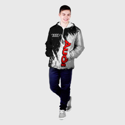 Мужская куртка 3D Ауди - белые потертости - фото 2