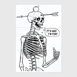 Магнитный плакат 2Х3 Skeleton - i am fine