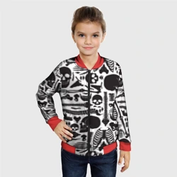 Детский бомбер 3D Human osteology - фото 2