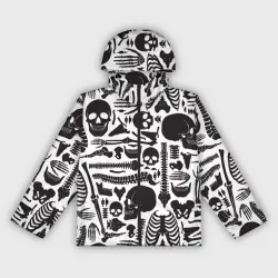 Женская ветровка 3D Human osteology