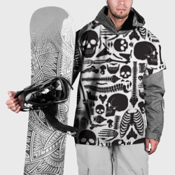 Накидка на куртку 3D Human osteology