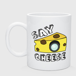 Кружка керамическая Say cheese