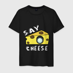 Say cheese – Футболка из хлопка с принтом купить со скидкой в -20%