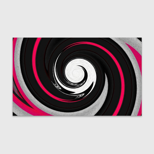 Бумага для упаковки 3D Spiral Pink