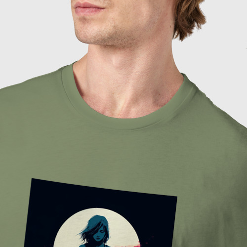 Мужская футболка хлопок с принтом Your mind your jungle, фото #4