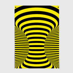 Постер Осиная талия - полосатая иллюзия