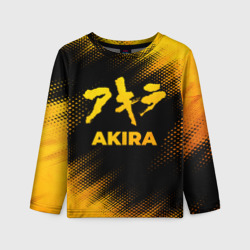 Детский лонгслив 3D Akira - gold gradient