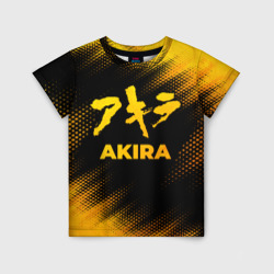 Детская футболка 3D Akira - gold gradient