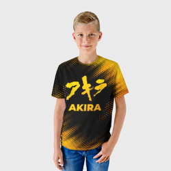 Детская футболка 3D Akira - gold gradient - фото 2