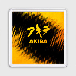 Магнит 55*55 Akira - gold gradient