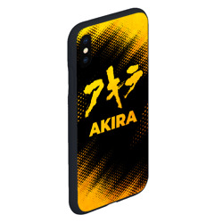 Чехол для iPhone XS Max матовый Akira - gold gradient - фото 2