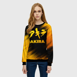 Женский свитшот 3D Akira - gold gradient - фото 2