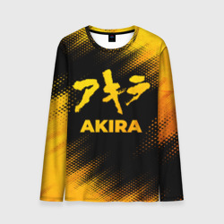 Мужской лонгслив 3D Akira - gold gradient