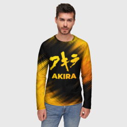 Мужской лонгслив 3D Akira - gold gradient - фото 2