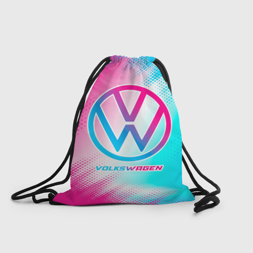 Рюкзак-мешок 3D Volkswagen neon gradient style