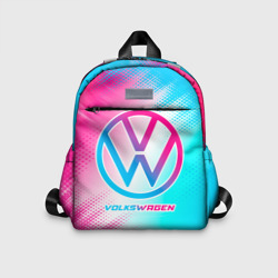 Детский рюкзак 3D Volkswagen neon gradient style