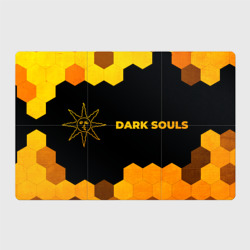 Магнитный плакат 3Х2 Dark Souls - gold gradient: надпись и символ