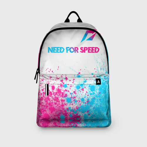 Рюкзак 3D Need for Speed neon gradient style: символ сверху - фото 4