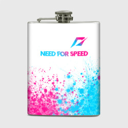 Фляга Need for Speed neon gradient style: символ сверху