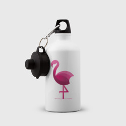 Бутылка спортивная Фламинго минималистичный - фото 2