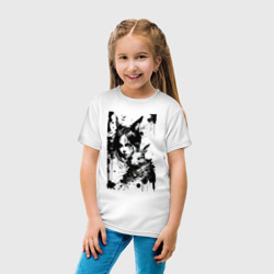 Детская футболка хлопок Девочка и кролик - аниме - нейпрсеть - фото 2