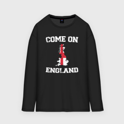 Мужской лонгслив oversize хлопок Come on England