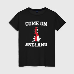 Женская футболка хлопок Come on England