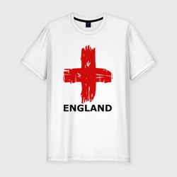 Мужская футболка хлопок Slim England flag