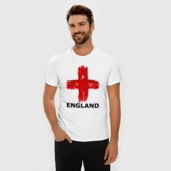 Мужская футболка хлопок Slim England flag - фото 2