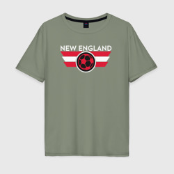 Мужская футболка хлопок Oversize New England