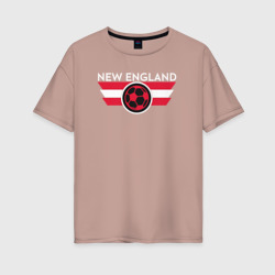 Женская футболка хлопок Oversize New England