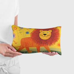 Подушка 3D антистресс Веселый рыжий лев - фото 2