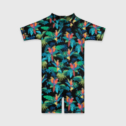 Детский купальный костюм 3D Попугаи Макса Пэйна из гта