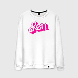 Мужской свитшот хлопок Логотип розовый Кен