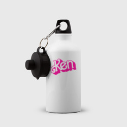 Бутылка спортивная Логотип розовый Кен - фото 2