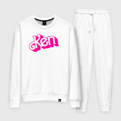 Женский костюм хлопок Логотип розовый Кен