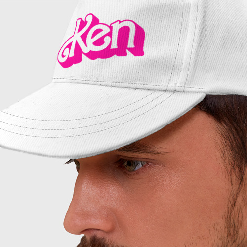 Бейсболка Логотип Кен, цвет белый - фото 2