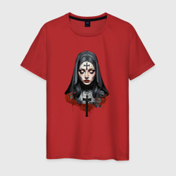 Мужская футболка хлопок Evil Nun