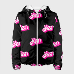 Женская куртка 3D Логотип Кен - патерн
